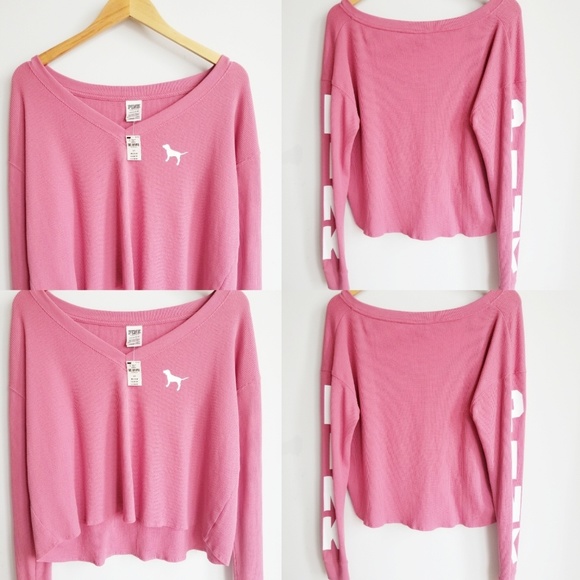 PINK VICTORIA'S SECRET CROP TOP - Picture 4 of 4